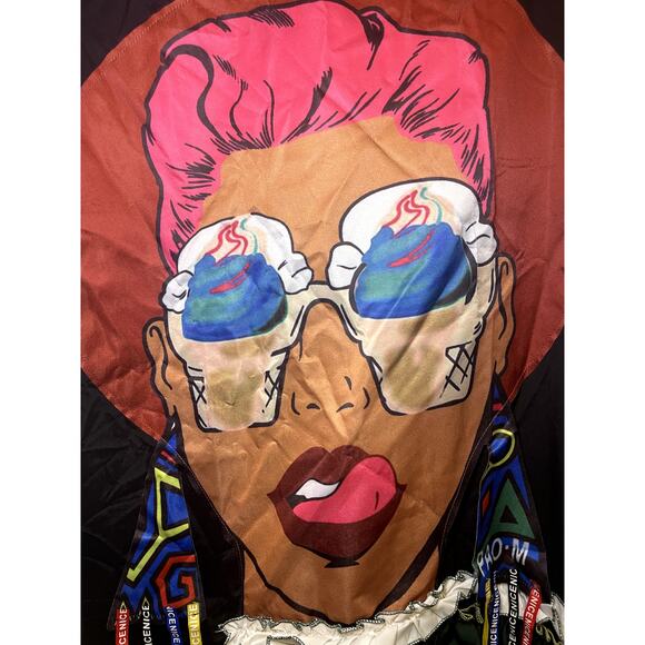 Rare Vintage High Leng Fan Dress - Picture 2 of 8